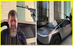 Kadyrov Said That Elon Musk Gave Him A Tesla Cybertruck. He Bolted On A ...