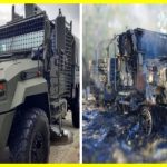 A secret armored vehicle of the Russian army was destroyed