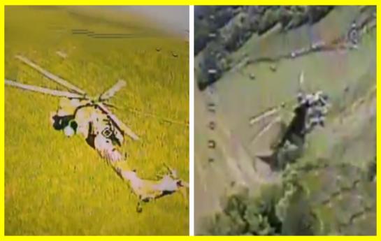 Ukrainian drones shot down two Russian helicopters