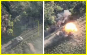 The Ukrainian military survived after a missile hit the BPM Bradley