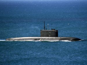 The Ukrainian military sinks a Russian submarine