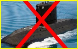 The Ukrainian military sinks a Russian submarine