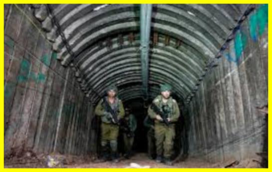 IDF found a railroad tunnel in the Gaza Strip