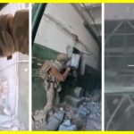 Ukrainian military liberate factory from Russians