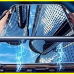 Protective glass for smartphone charging