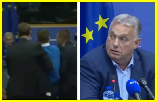 Hungarian Prime Minister Orban was attempted to be attacked during a press conference