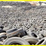 Цвинтар шин, видимий з космосу