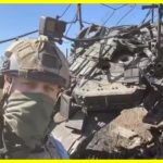 A Russian tank got mixed up with a NATO tank