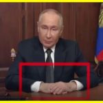 Putin did not move his hands once during the address