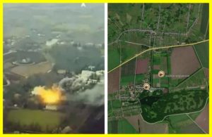 Storm Shadow missile strike on the Kursk region of Russia