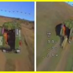 In order to gain speed and escape from the Ukrainian drone, the Russian military threw a wounded comrade out of the car along with a stretcher