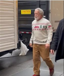 Schwarzenegger has turned into a real Saint Nicholas