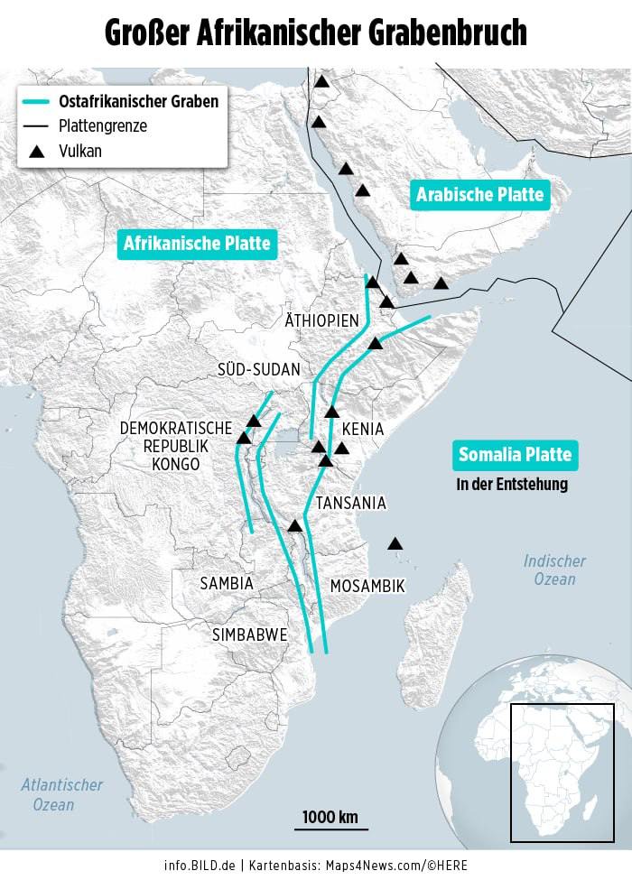 Navigating The Rift The East African rift is widening faster than scientists expected ...