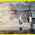 Електричний літаючий мотоцикл-амфібія