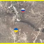 Two Ukrainian infantrymen chased an entire group of Russian special forces into a dugout and convinced them to surrender after a failed attack