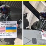 Ukrainian F-16 fighter pilot Karaya thanked the people of the United States for the opportunity to effectively defend Ukrainian cities from Russian terrorism
