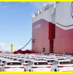 Найбільше у світі судно для перевезення авто вирушило в перший рейс