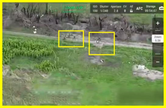 AFU drone forced Russian paratroopers to flee the battlefield