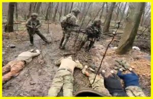 Ukrainian special forces captured a group of occupiers