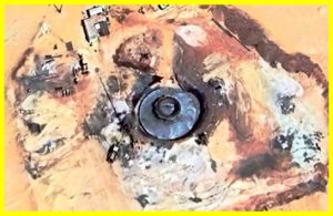 A mysterious object in the Sahara Desert