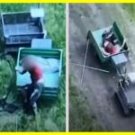 Rescuing a wounded Ukrainian soldier with the help of a robot