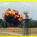 An airplane crashed at a London airport