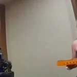 A girl ordered a pizza and unexpectedly saw police officers on her doorstep