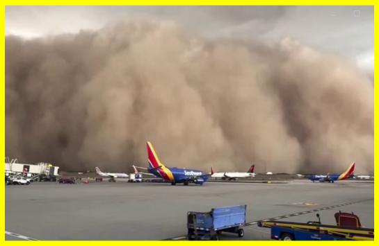 A sandstorm has hit the city of Phoenix