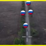 The AFU crushed a convoy of 25 Russian motorcyclists