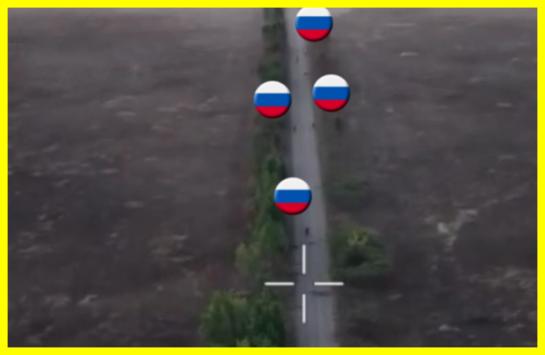 The AFU crushed a convoy of 25 Russian motorcyclists