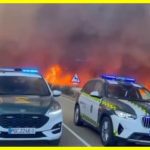 The fire is approaching Madrid