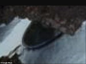 Google Maps users found a 'flying saucer' in Antarctica