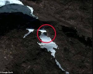 Google Maps users found a 'flying saucer' in Antarctica