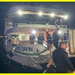 Passenger ferry collides with cargo ship