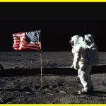 Why does the US flag wave on the windless Moon? 