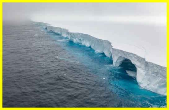 The world's largest iceberg continues to break apart
