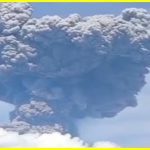 A volcano erupted in Indonesia