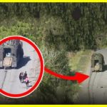 A Ukrainian crew in a MaxxPro armored personnel carrier spotted an injured civilian on the road and rescued him, maneuvering between mines and shells