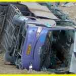 Passenger bus crashes off bridge in Argentina