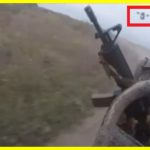 Skillfully evaded a Russian drone at the last moment