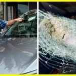Meteorite crashes into Tesla car