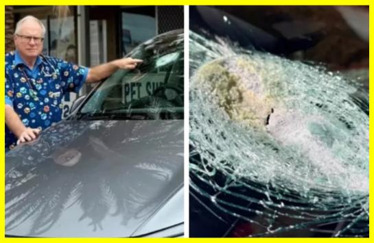 Meteorite crashes into Tesla car