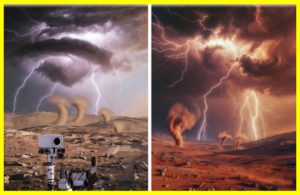 Вчені вперше зафіксували електричні розряди в атмосфері Марса