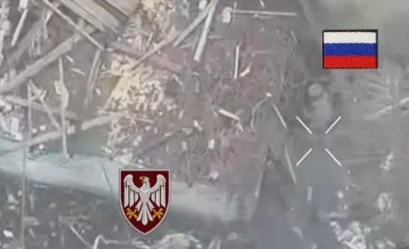 The Ukrainian paratrooper acted with coolness and precision