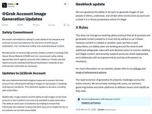 Elon Musk's Grok Rolls Out Tough New Rules