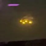 California Family Captures UFO Lights Merging Into Orb