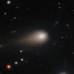 Debris from the interstellar comet 3I/ATLAS