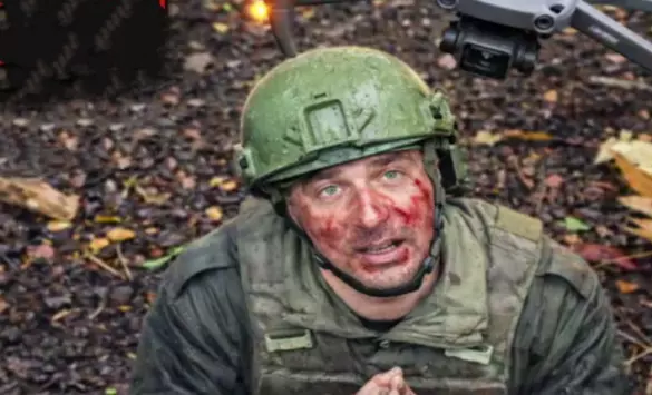 Drone Forces Russian Infantryman to Surrender
