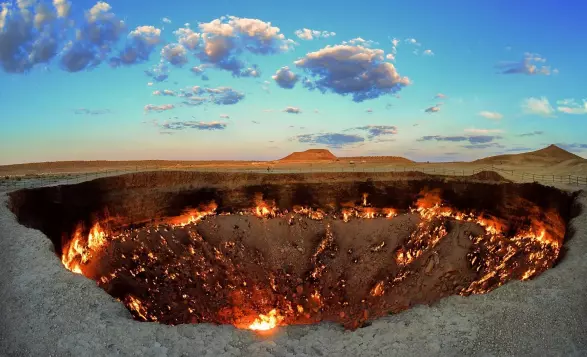 “Gates of Hell” Crater in Turkmenistan Is Slowly Fading but Still Burning