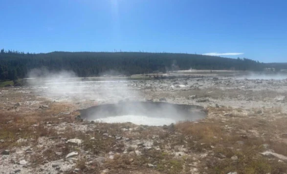 Scientists Investigate a Mysterious Boiling Hole That Suddenly Appeared in Yellowstone National Park